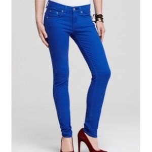 Rag & Bone Royal Electric Blue Skinny Jeans Size 27